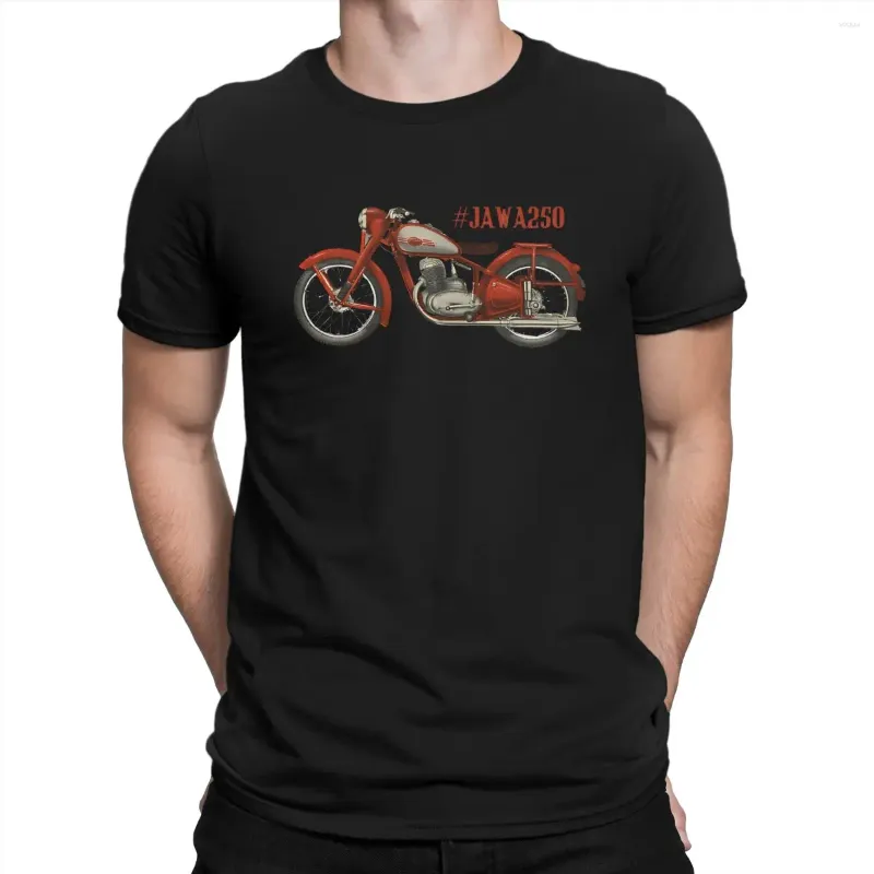 T-shirts pour hommes T-shirts drôles Speedway ou Highway pour hommes O Cou Pur Coton J-Jawa Motos T-shirts à manches courtes 4XL 5XL Vêtements