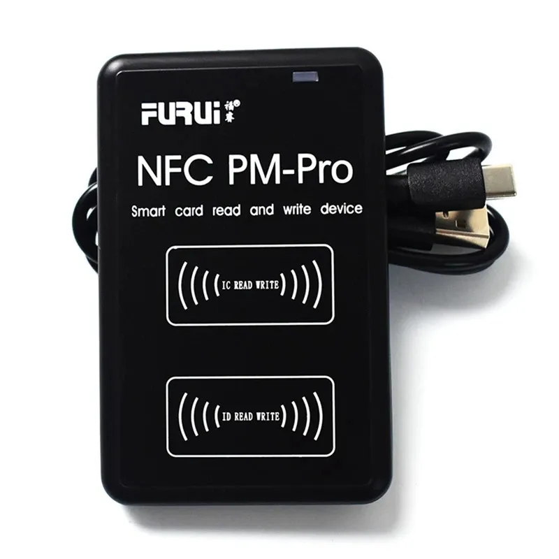 Furui PM Pro RFID IC ID Copier Duplicator FOB NFC Reader Writer Encrypted Programmer USB UID Copy Card Tag 231226