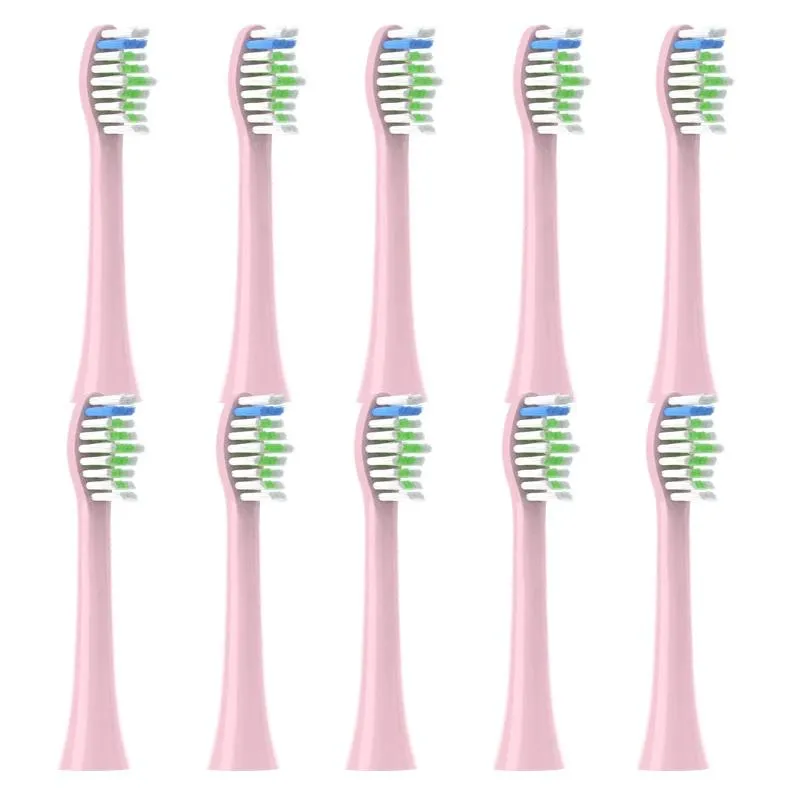 رئيس 10pcs Dupont Health Brush رؤوس فرشاة أسنان كهربائية ذكية لدوكسو استبدال الرؤوس العميقة تبييض فرشاة الأسنان