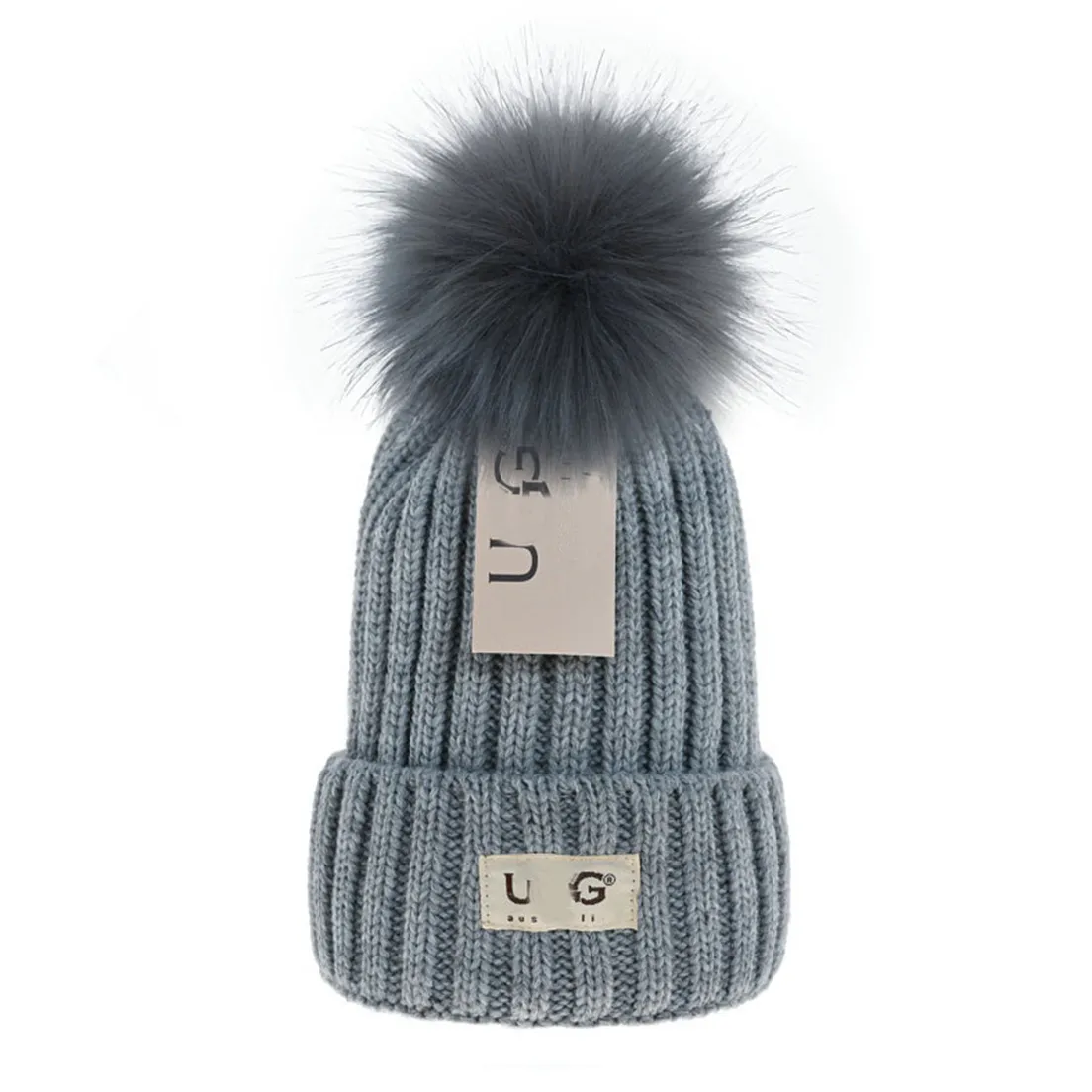 Lüks Şapkalar Şapkalar Erkek ve Kadınlar Beanie Fallwinter Termal Örgü Şapkalar Unisex Sıcak Kafatası Şapkası D-4