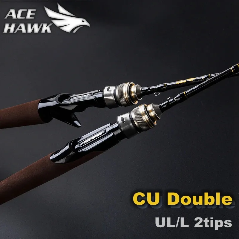 CU DOUBLE 1.8m Lure Fishing Rod Fast Action UL L Tips Carbon Spinning  Jigging Rod 2 Sections Tackle 231227 From Bian06, $40.02