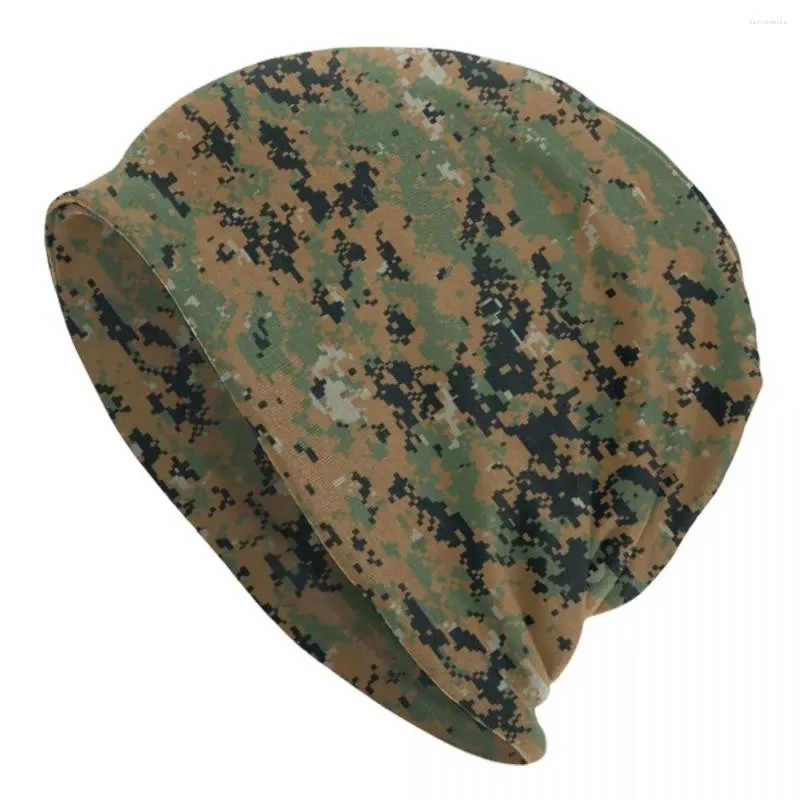 Berretti Marpat Esercito Militare Camo Cappello Cofano Maglia Uomo Donna Cool Unisex Woodland Camouflage Caldo Inverno Berretti Berretto