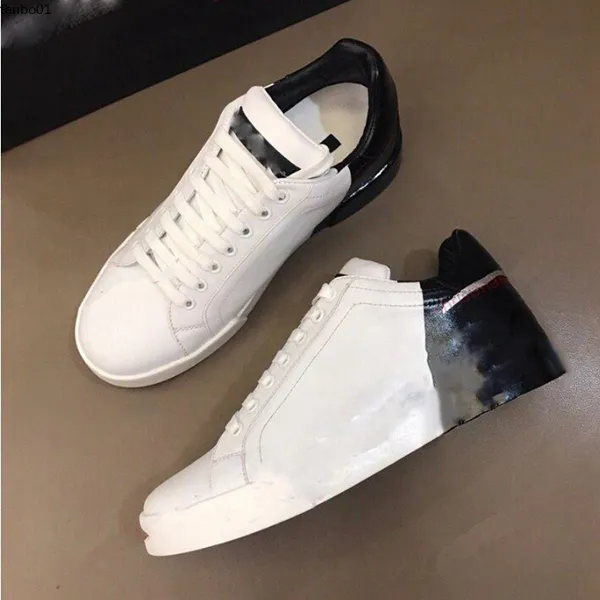 The New Fashion Women Shoes Men skórzane koronkowe platforma Owczesne Sole Sole Solesers White Black Casual MJH0666