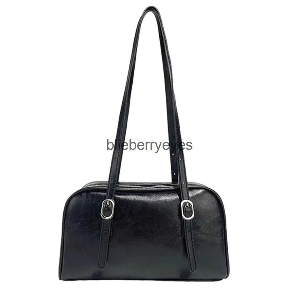 Torby na ramię vintage PU skórzane kobiety TOTE torebka Wysokiej jakości moda torba duża pojemność Chic Designer Hobo Solid UnderarmBerryees