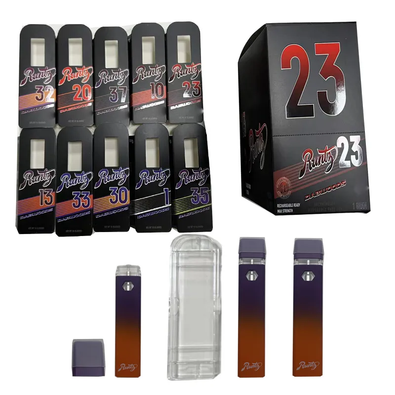 Tom runtz dabwoods runty x litty engångsvape pennor 1.0 gram vapes enhet tjock olje keramisk spole e cigarett bar pods 280mAh uppladdningsbar 1 ml förångare patroner