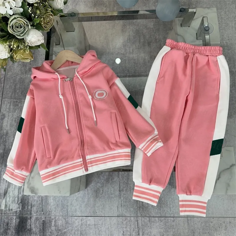 Designer Children Tracksuits Boys Girls Girls Spring and Autumn Set Gacche da baseball Abiti di moda per bambini Two pezzi Abbigliamento sportivo per outdoor