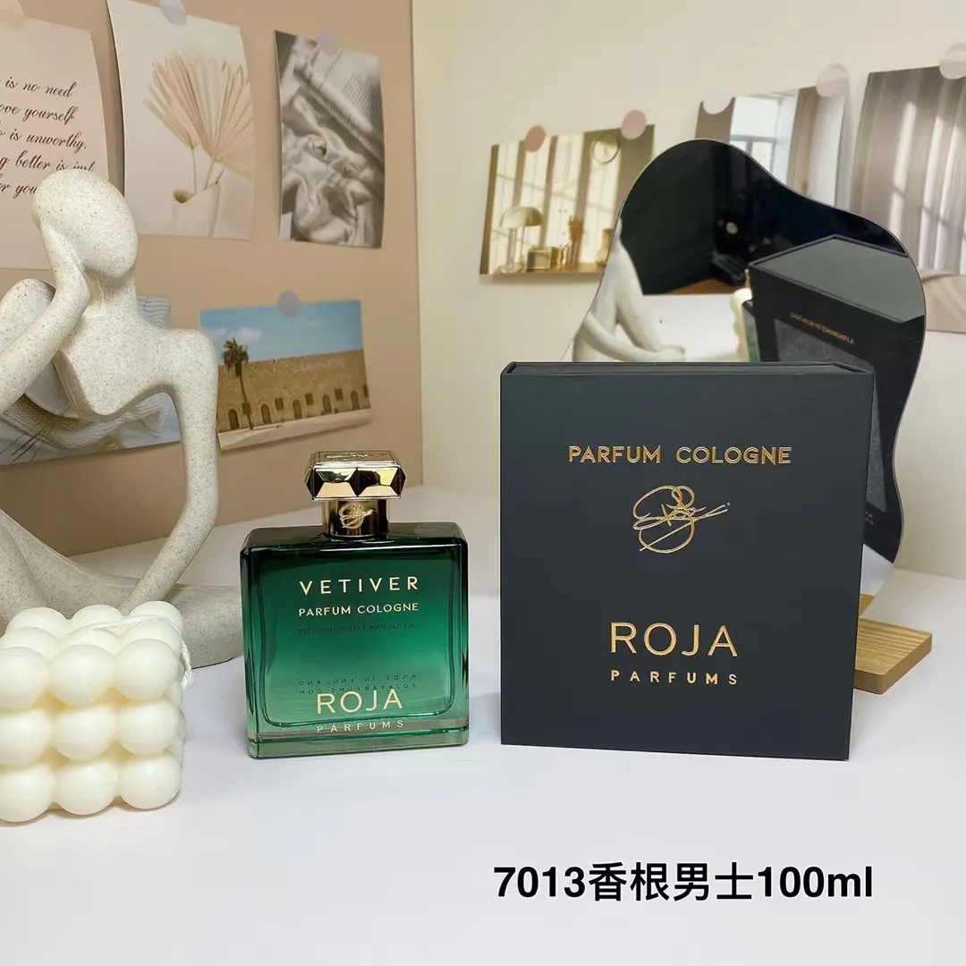 RJ Perfume 100 мл Мужские духи Roja Dove Vetiver Pour Homme Parfum Cologne Эликсир длительного действия аромата Danger Elysium Harrods Burlington 1819 Natural Spray1E41