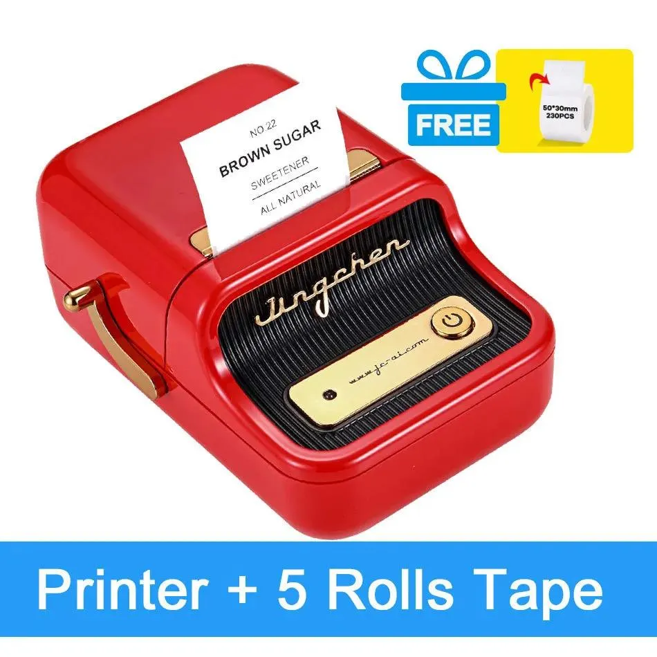 Printers Printers Niimbot B21 Label Printer portable thermal wireless bluetooth printer used for barcode clothing jewelry fooder Niimbot B2