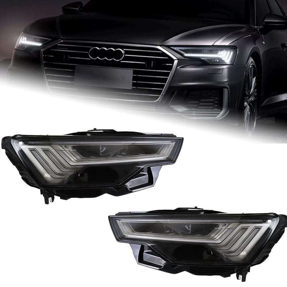 Car Headlight For AUDI A6 20 19-2023 C8 Design LED Headlights DRL Turn Signal Front Lamp Head Lights Assembly