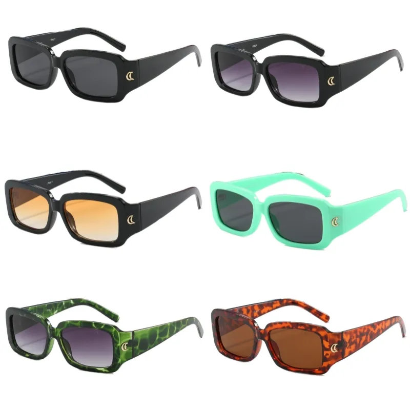 Designer GG zonnebril vierkante kleurrijke zonnebril mode frame glazen lens bril voor man vrouw