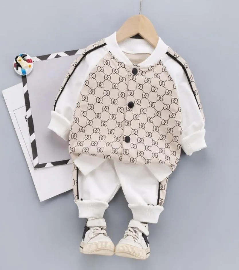 Baby Tracksuit Autumn Children Clothing Boys Sets Tracksuits Baby Girls Clothes Casual Print Cotton Suit Costume For Kids3803553