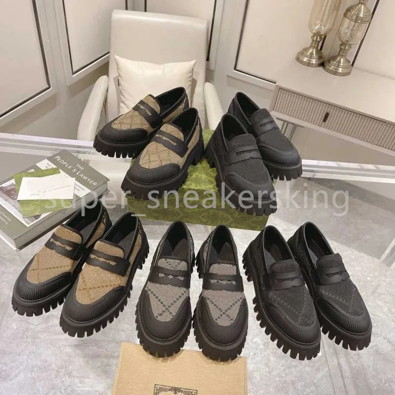 Med Box G Designer Sneakers Gglies skor män kvinnor klär loafers hög låg hjälp broderi varumärke vintage chunky snörning läderplattform storlek 35-46 iw8v