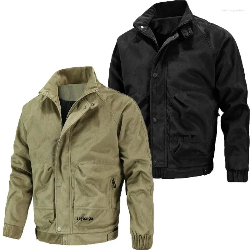 Jackets masculinos Spring Autumn/Fall Lightweight Baseball Jacket casual Bomber Coats Varsity Outwear