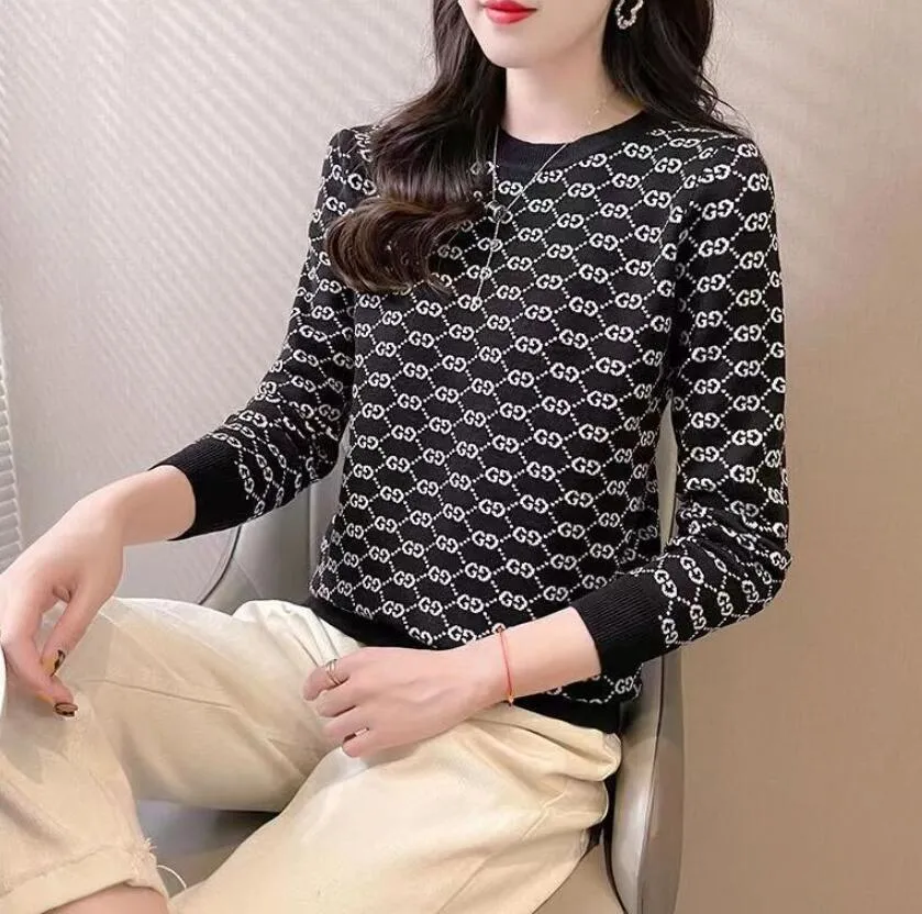 2024 Femmes Designer Sweaters Knit Dunks G Lettre Pull à manches longues Vêtements surdimensionnés Manteau de mode