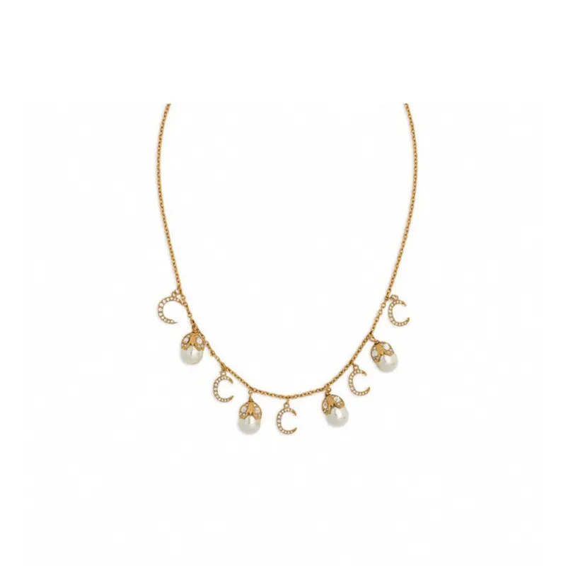 Colliers de pendentif pour femmes concepteurs g lettre de collier perlé collier de mode joaille féminine ornements de luxe accessoires de marque bijoux bijoux