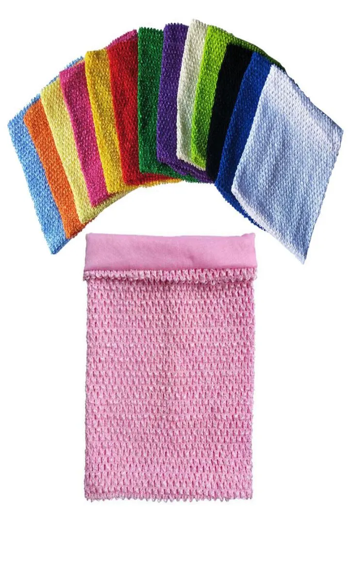 8x8inches Tour de tube tutu à crochet doublé pour bébé petites filles robes tube top top bricolage artisanat
