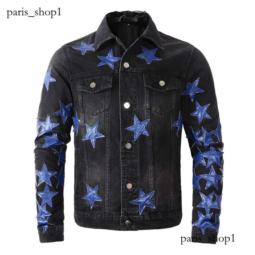 New Denim Jacket High Quality Loe Designer Jacket Men AMIRS Loose Denim Coat Trend Denims Clothing Cardigan 564