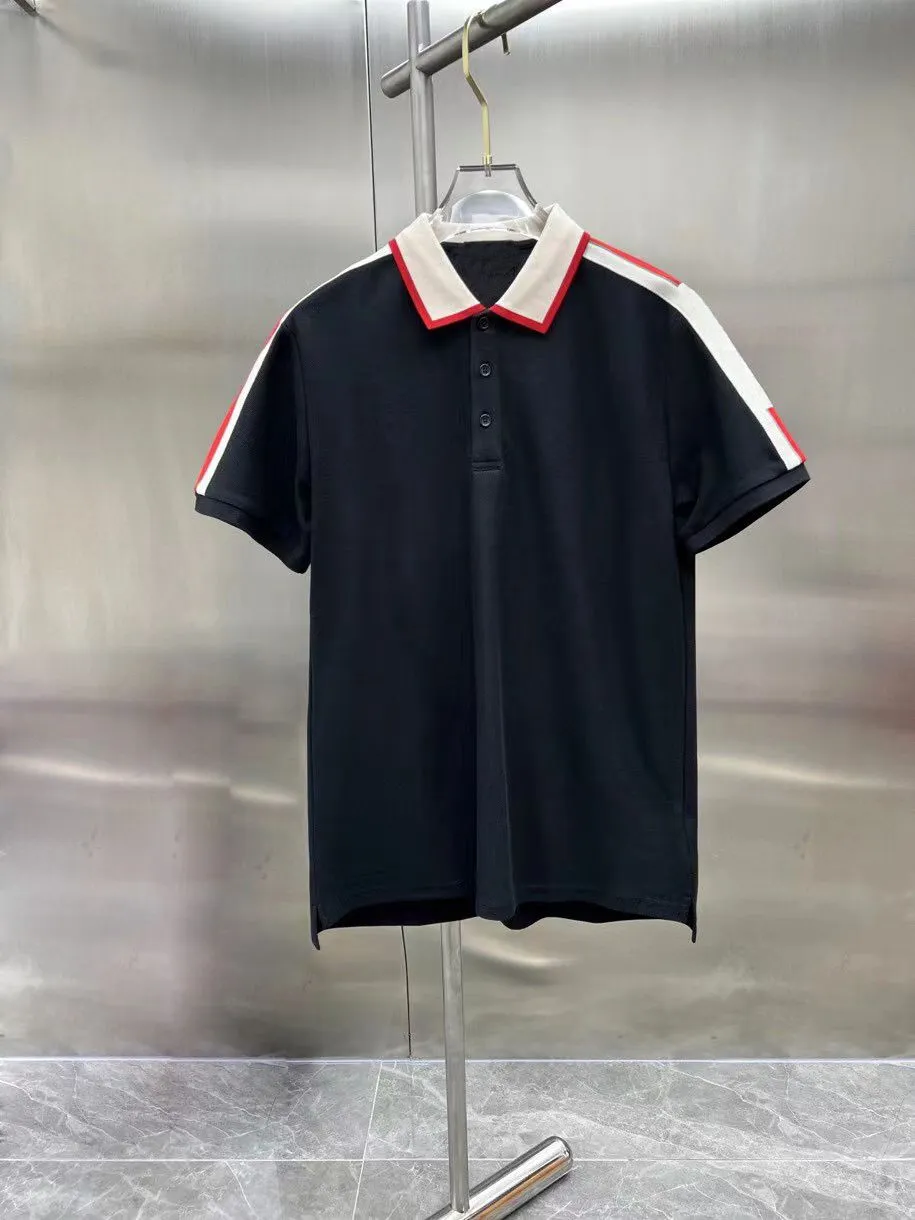 Erkek Gömlek Tasarımcı Polo Boss Gömlek Erkekler Argyle Polo Gömlek Mektup Erkekler İçin Anti Dilleme Anti Dilleme