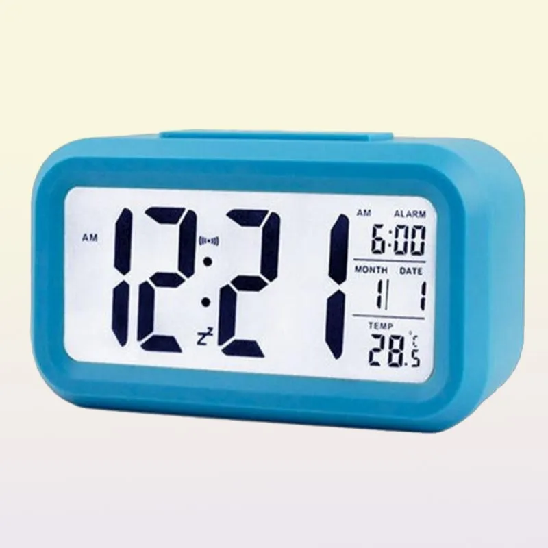 Desk Table Clocks Alarm Clock Large Display With Calendar For Home Office Snooze Electronic Kids LED Desktop Digital ClocksDesk 5173848