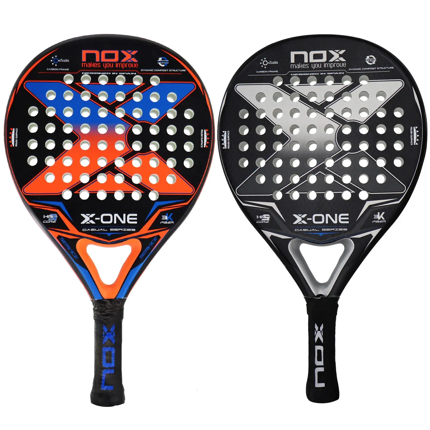 Padel Tennis Racket 3K Carbon Fiber Rough Surface High Balance with EVA SOFT Memory Padel Paddle 231226