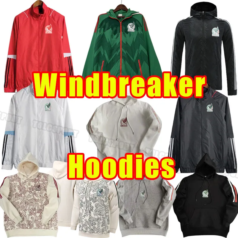 World 2023 Cup Mexico Soccer Tracksuits 24 23 Chicharito Lozano Dos Santos Football Shirt Long Manche à manches longues Hoodies Cabiller Veste Windbreaker