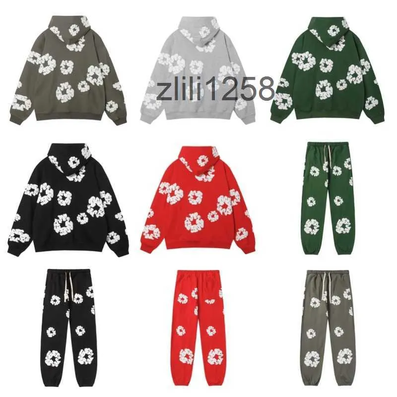 Mens Sweatpants Designer Sweat Man Byxor Free People Moving Clothes Sweatsits Green Red Black Tears Hoody Floral X8J4