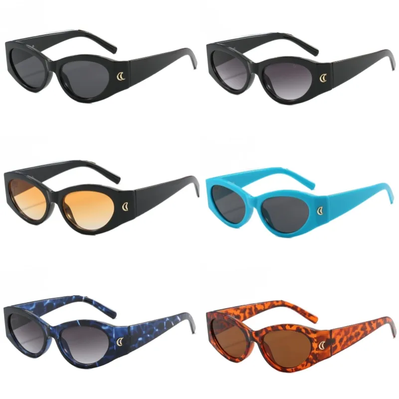 Designer de moda óculos de sol oval lunette quadro tons óculos de sol gato óculos de luxo casual uv400 para mulheres dos homens óculos de sol