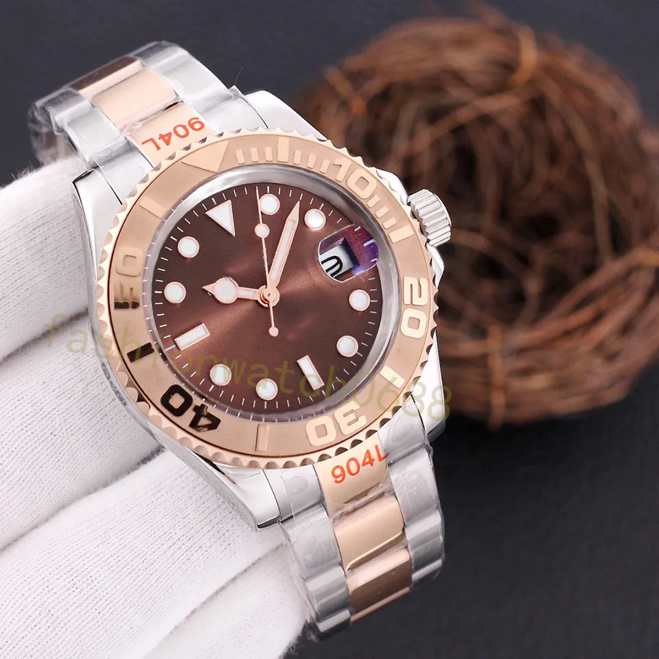 Montre de Luxe Watch Mens Automatic Watch Brand Designer AAA40mm Luxury en acier inoxydable Dalle de haute qualité Watch Classic Pliage Strap Gift Fashion