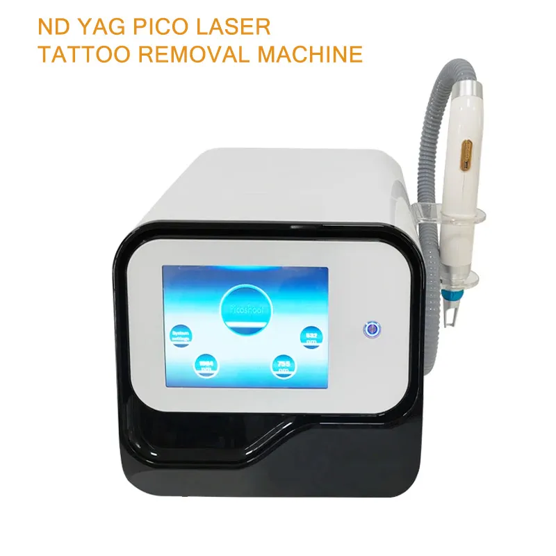 احترافية Picosecond ND YAG ليزر آلة الوشم ندوب Eyeline Freclemle إزالة المميزة علاج تصبغ Q Switch Salon Salon استخدم Pico المعدات الثانية