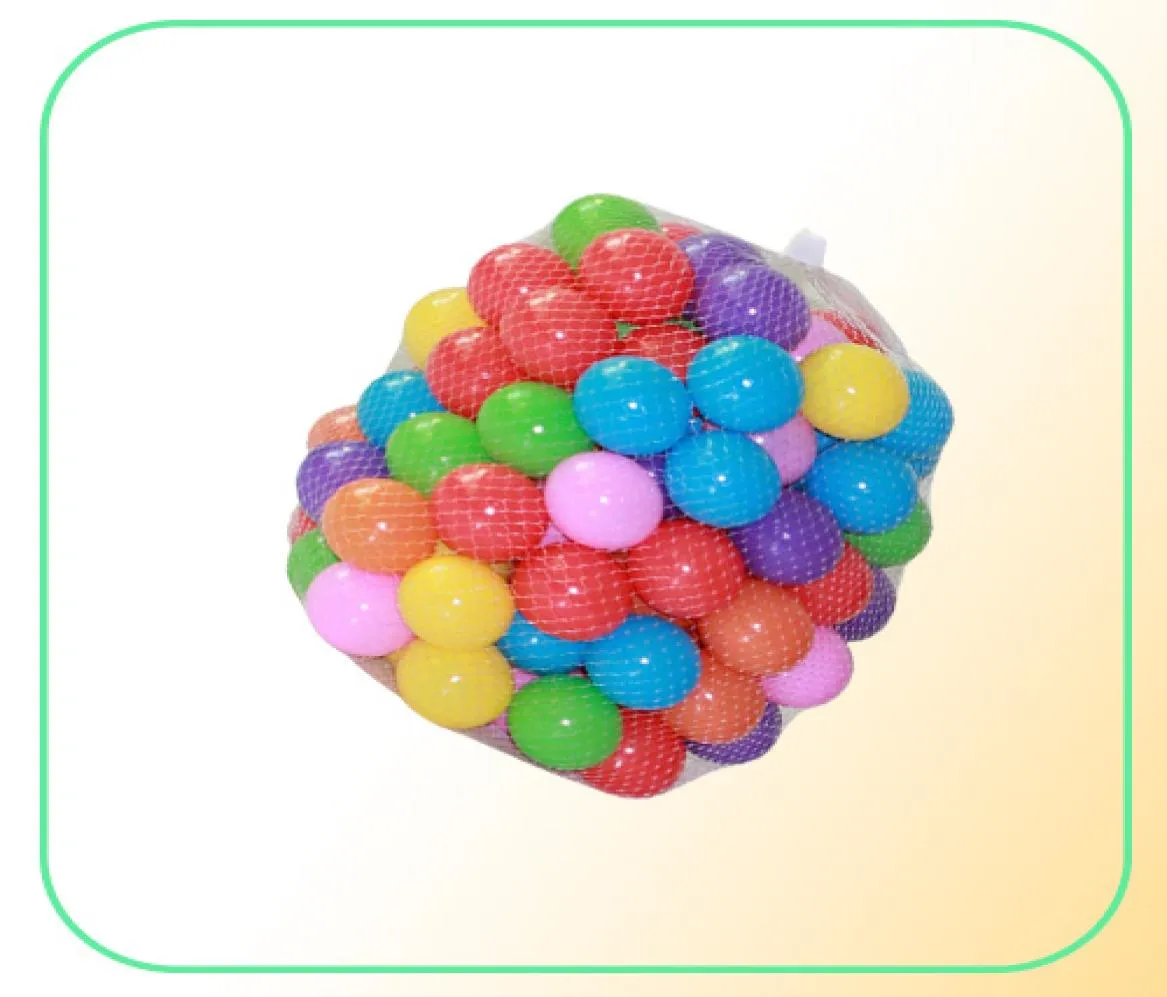 100pcsbag 55см Marine Ball Colance Children039s играет оборудование для плавания мяч игрушки Color4663090