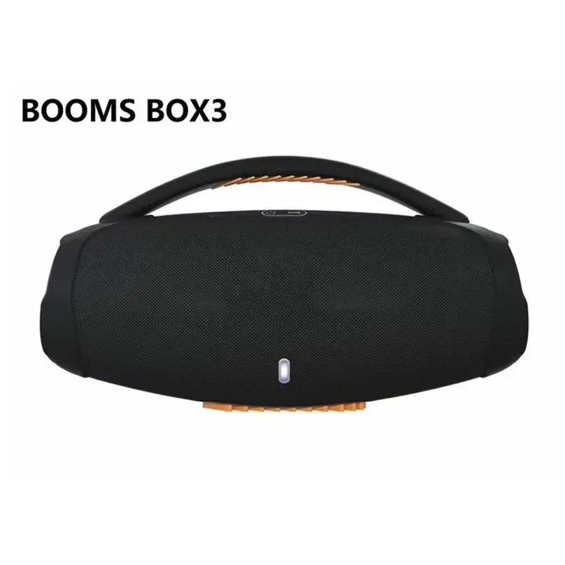 Top quality Cell Phone Speakers Boombox 3 High Quality Bass Waterproof Wireless Bluetooth Audio System for Speakers with box