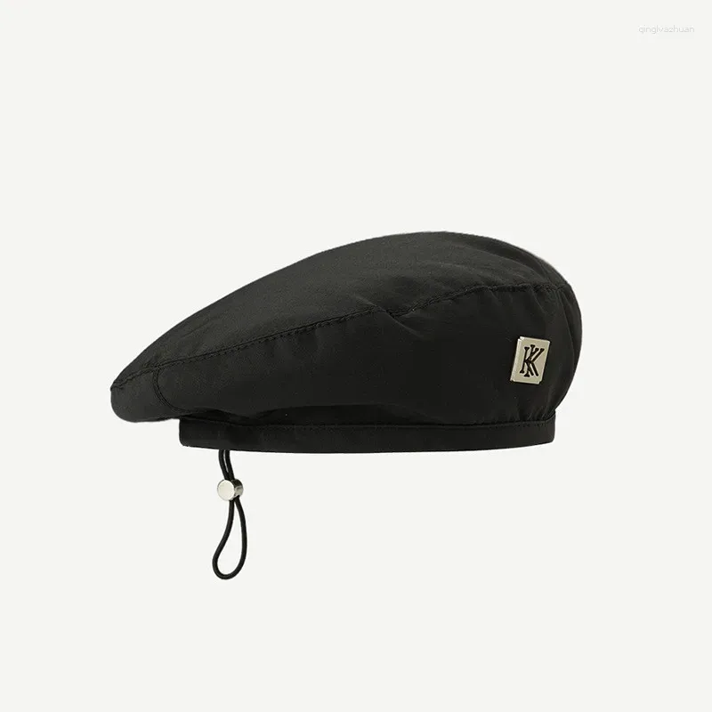 Berets kobiety dziewczęta beret jesienne zima czapka czapka moda francuska artysta ciepły wszystko dopasowujące płaskie czapki malarza modne czapki chodzące unisex