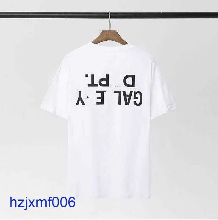 OA7K MENS TSHIRTS 디자이너 TSHIRT 갤러리 티프 여름 라운드 넥 티셔츠 면화 편지 인쇄 휴가 캐주얼 커플 같은 의류 산스크리트 DESIG