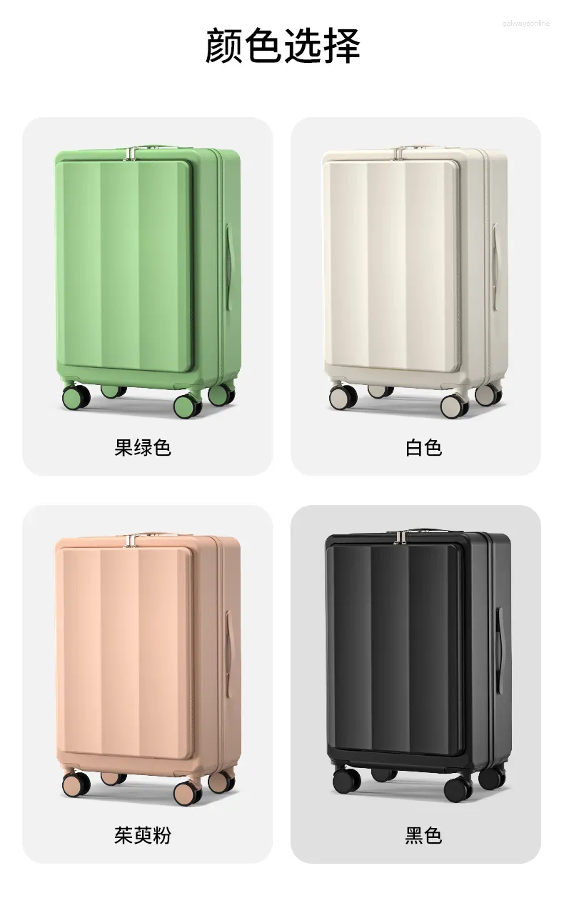 Suitcases Y0002 Large Capacity Women's Trolley Cases Travel 20 Inch Luggage