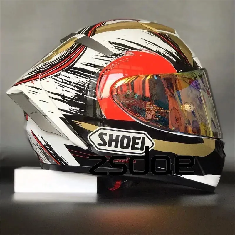 Full Face Motorhelm X14 Een Generatie Van Lucky Cats Rijden Motocross Racing Motobike Capacete 231226