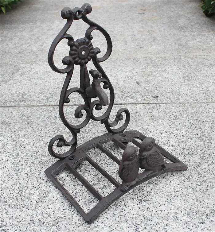 Equipments Small Cast Iron Hose Holder Birds Tap Style Garden Hose Hanger Metal  Hose Reels Wall Mounted Vintage Decoration Home Cottaga House From Tke5,  $78.04