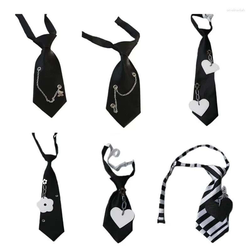 Bow Ties Shirt Tie Female Cool Harajuku JK Knot Student Preppy Jumping Small Necktie