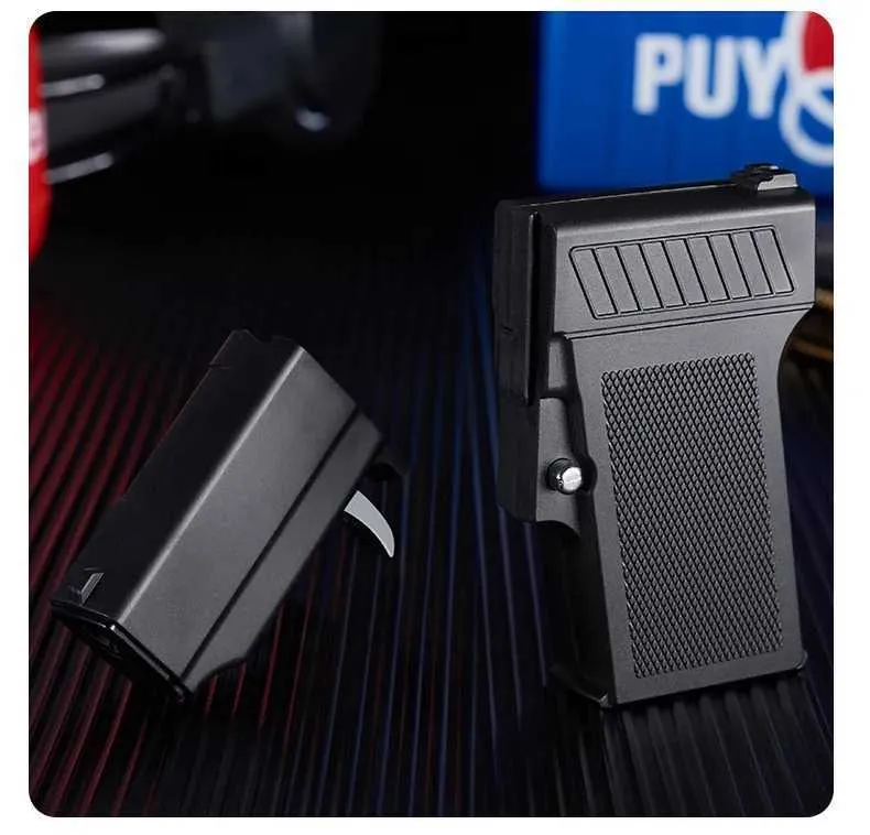 Pistol Lighter Cigarette Case: Windproof, Inflatable, Mens Gift Set ...