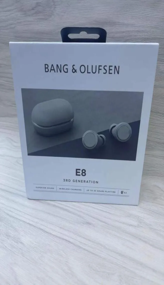 Bo beoplay e8 30 in orecchio auricolare auricolare cuffie wireless cuffie tws auricolari microfono anc auricolare e8 3a gen con al dettaglio Pac5432337