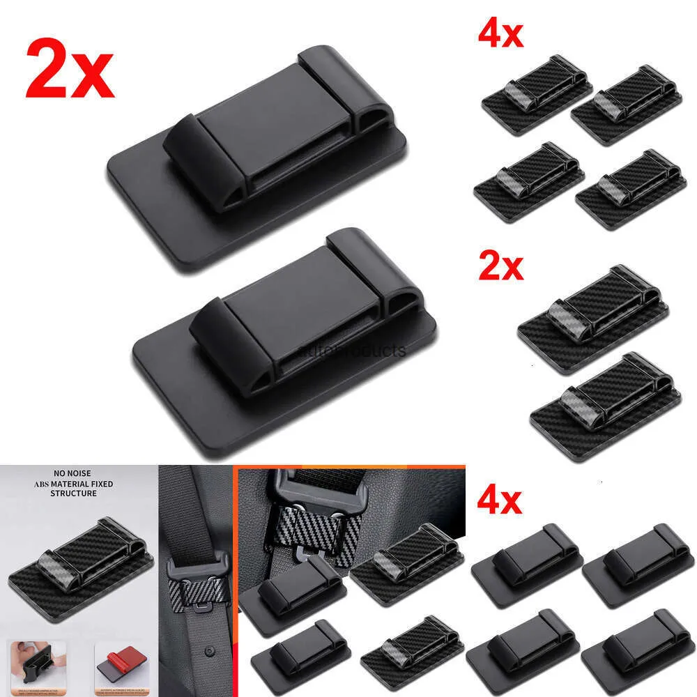 Car Electronics 2/4Pcs Seat Belt Holder Stabilizer Fastener Style For VW BMW KIA Honda Nissan Hyundai Universal Car Interior Accessories