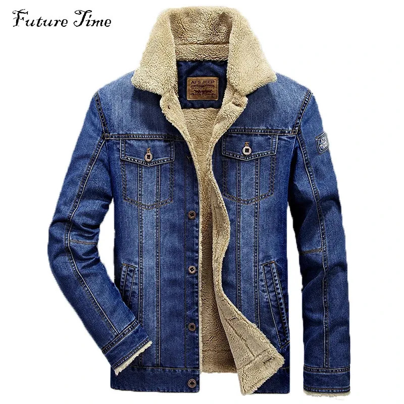 M6XL Men Jacket and Coats Ropa de la marca Denim Chaqueta Fashion Mens Jeans gruesos, calientes de invierno, vaquero masculino yf055 231227