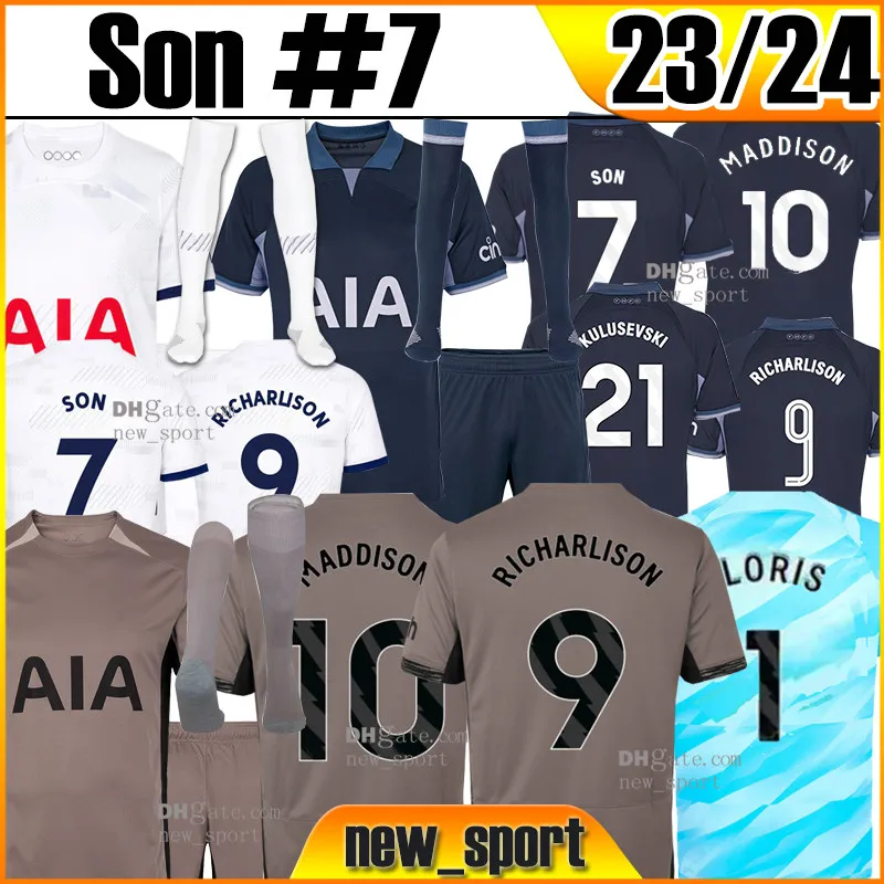 4XL 23 24 Maddison Son Sovics Jerseys E. Royal #12 Van De Ven Lloris Bryan Remuer Recuilon Kulusevski Bentancur Totten 2023 2024 Men Kids Kane Bergwijn Ndombele Jersey