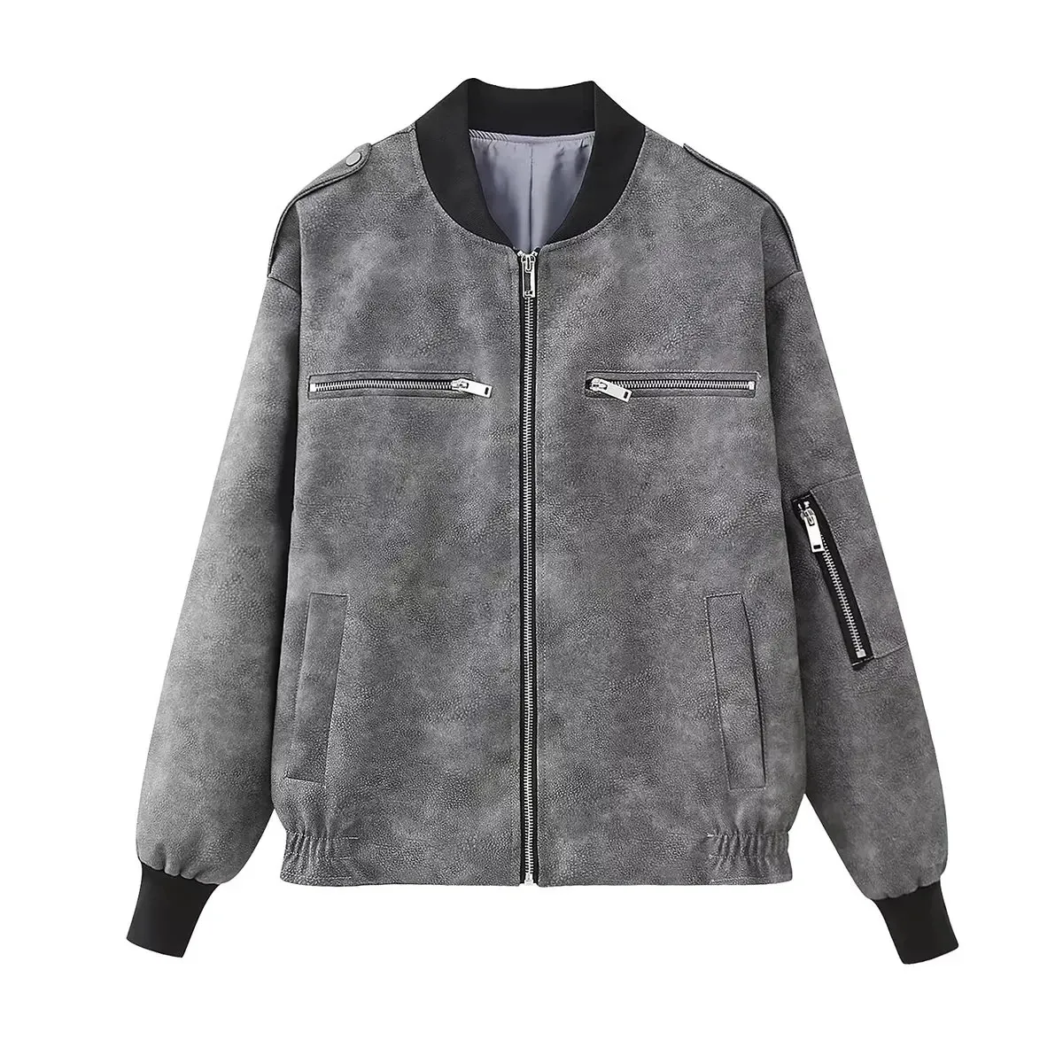 ジャケット・アウター c1989 over eco leather jacket Lishow fashion Women's Fashion 90'S Ultra Vintage Oversized