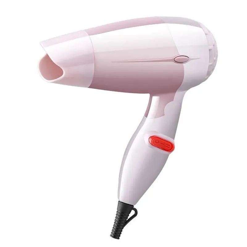 Sèche-cheveux Sèche-cheveux mini portable pliable poignée compacte 1000W sèche-cheveux air chaud à faible bruit dortoir étudiant voyage en plein air