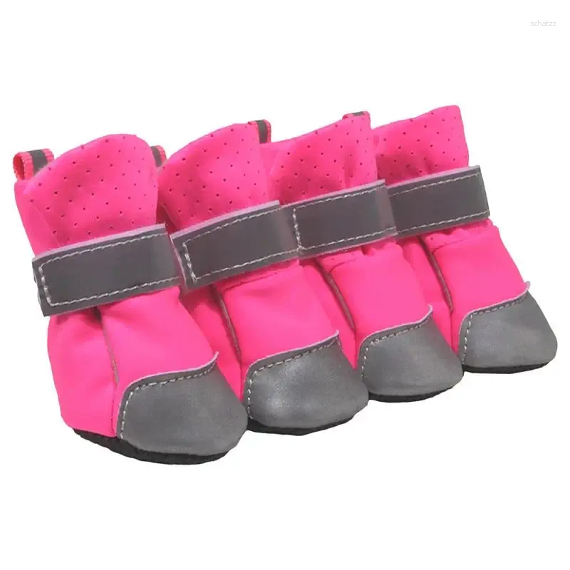 Dog Apparel Protector Boots 4pcs Breathable Indoor Large Shoes Anti-Slip Lightweight Dogs For Adjustable Tightness