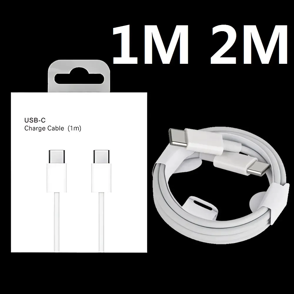 1M 2M PD USB C to USB-C Type c Cable Fast Quick Charging C-C Charger Cables For Samsung Galaxy S10 S20 S22 S23 Utral Htc LG Xiaomi Huawei Android phone With Retail Box