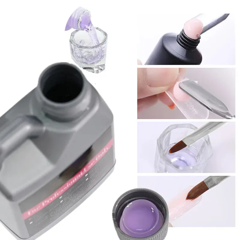 120 ml Acrylflüssige Nagelverlängerung Monomer Kristall Professioneller Nagel Diping Schnitznägelkunstverlängerung Acrylpulver 231227