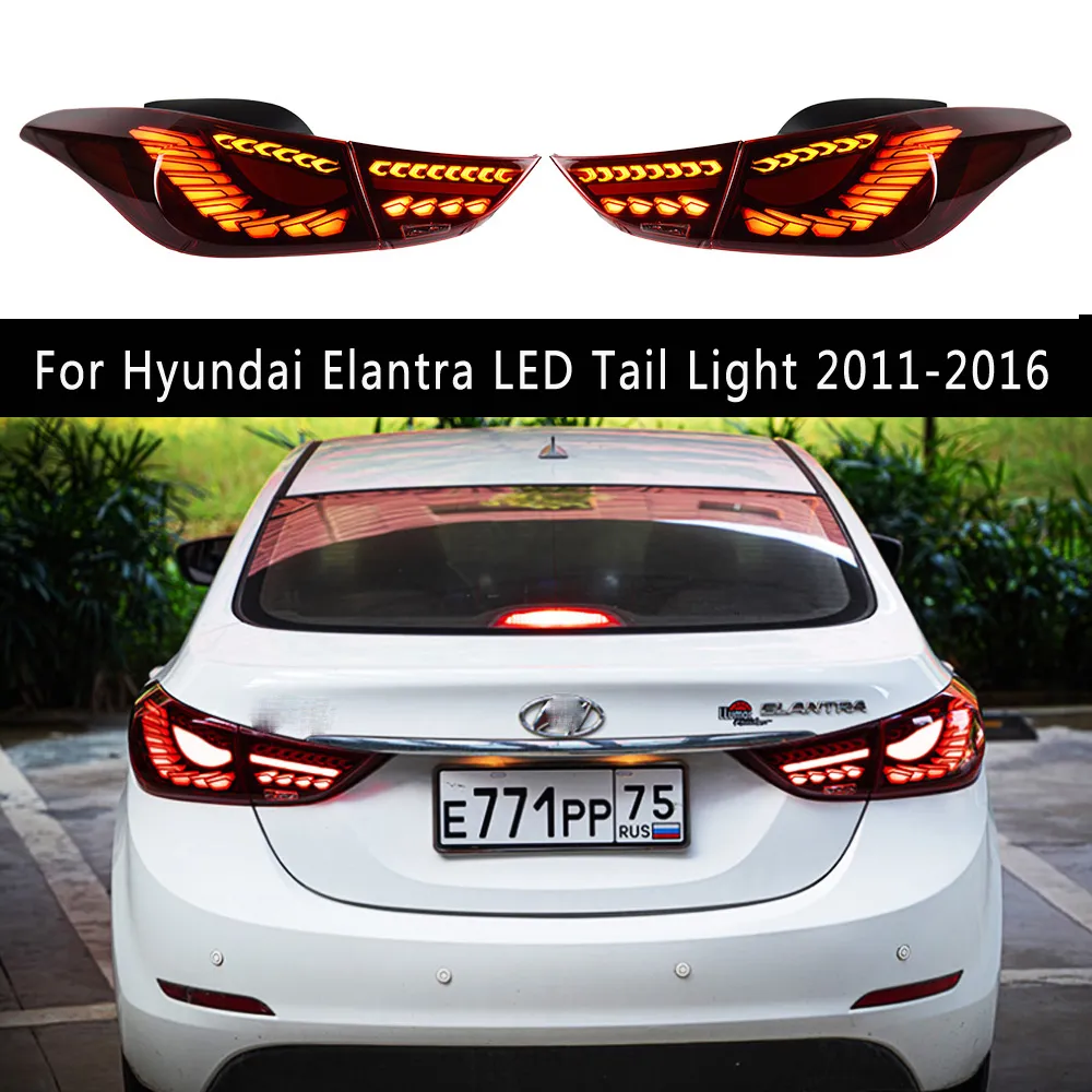 Akcesoria samochodowe Wskaźnik skrętu Zespół Strażnikowy Streamer dla Hyundai Elantra LED Light Light 11-16