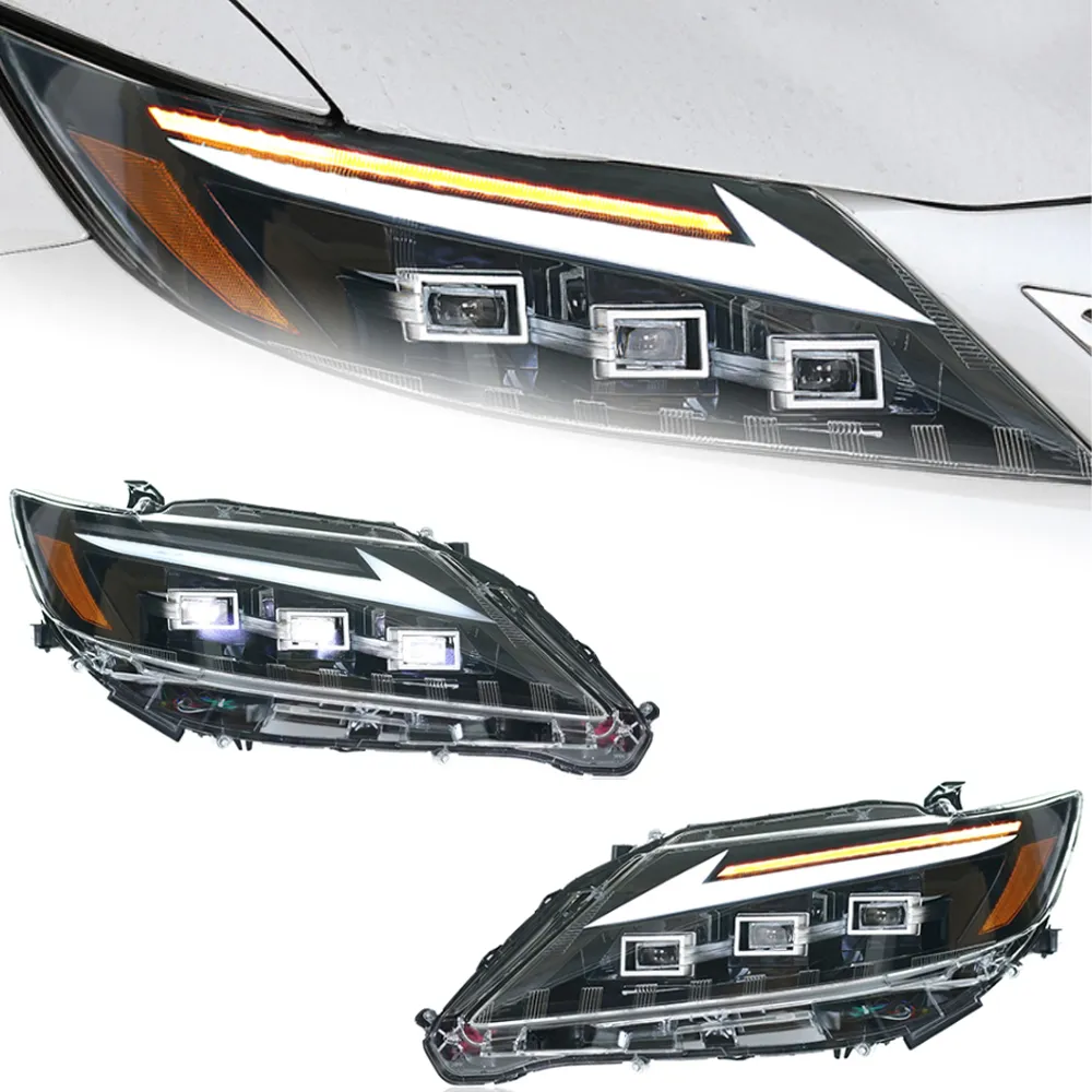 Lâmpada da cabeça do LED para Lexus ES200 2013-2014 ES300 FARÇAÇÕES DRL Turn Signal Lens de montagem Lens de LED completa