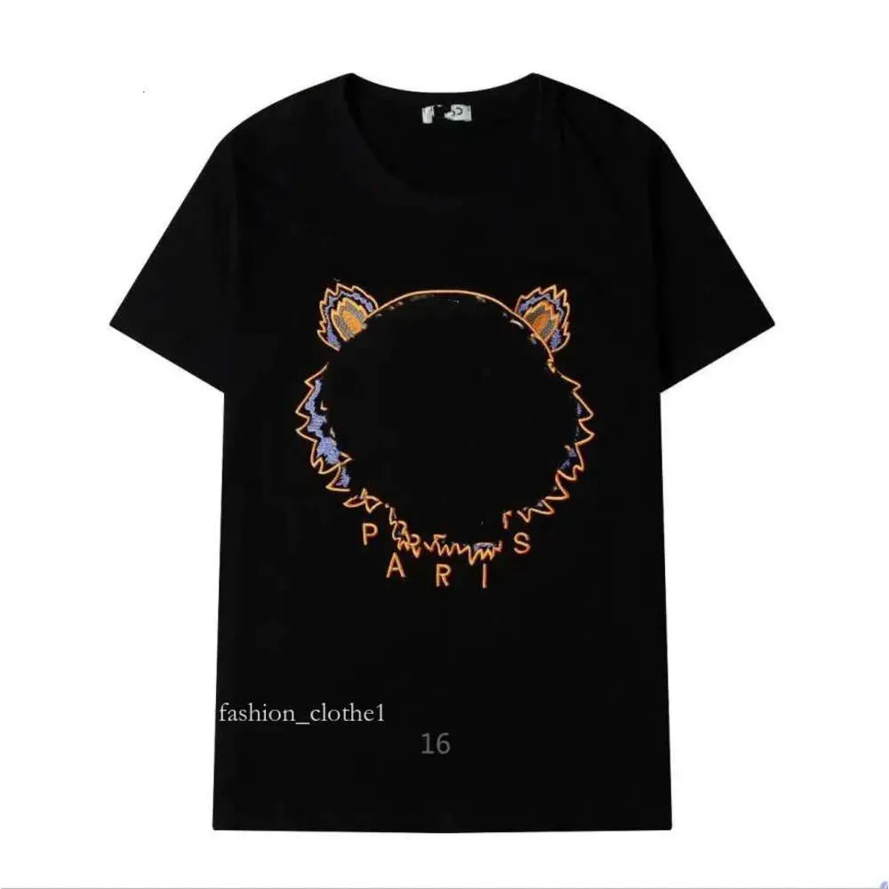 Kenzo 티셔츠 Tshirts 남자 디자이너 남성 테인 Tees Madam Summer Tops with Tiger and Letters hiphop Stussys 티셔츠 아시아 Kenzo 588